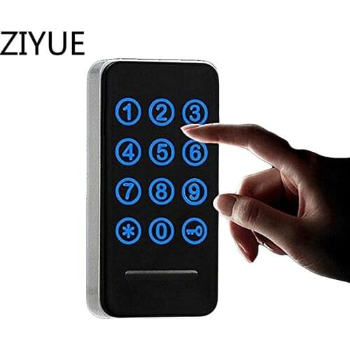 Digital Smart LED Panel Touch Keypad Password Electronic Code Number Cabinet Locker Lock for Locker or Drawer