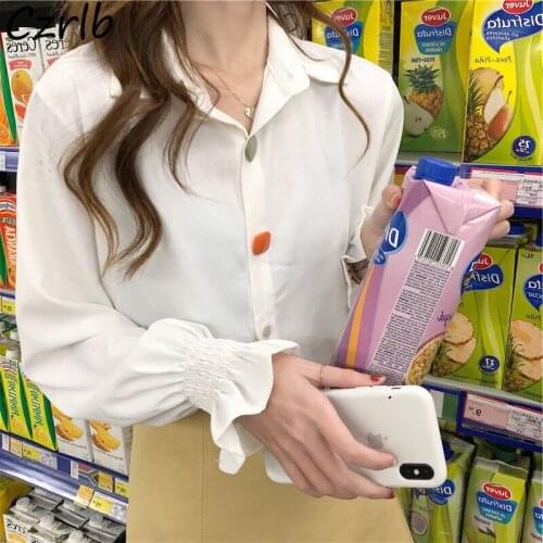 Czrlb Womens Chiffon Shirts