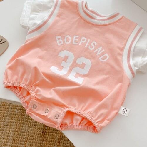 Baby breathable one-piece jersey, thin baby romper summer dress, super cute newborn baby fart clothes