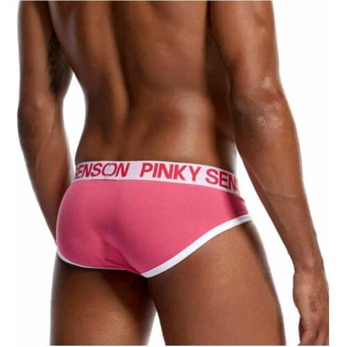 Breathable Cotton Underwear Sexy Low Waist Penis Pouch Briefs Mens Soft Underpants Nightwear Black Triangle Pants Panties New