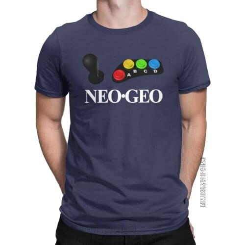 Neo Geo Arcade T Shirt Mens 100% Cotton Novelty T-Shirt O Neck Game Tee Shirt Classic Short Sleeve Clothing Summer
