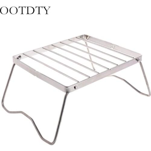 Hot Folding Camping Grill Mini Charcoal BBQ Portable Picnic Barbecue Stove Rack Outdoor Camping Hiking Accessories