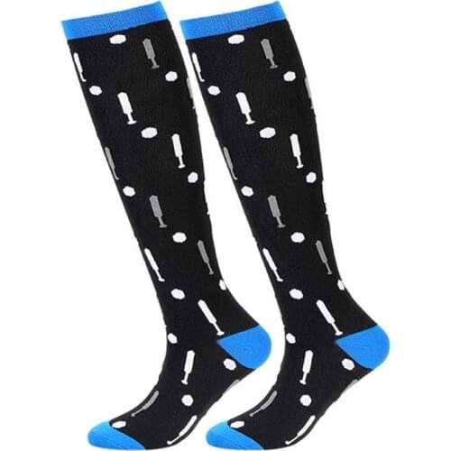 1 Pair Sweat-absorbent Sports Socks Skin-friendly Compression Socks For Medical Edema Diabetes Varicose Veins Sock Outdoor Sport