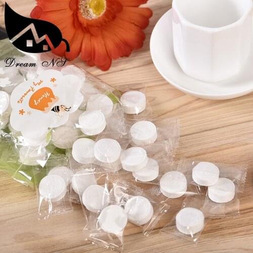 Outdoor travel Disposable Magic Compressed Travel Towel Nonwoven / spunlace fabric pill towel, hand towel 1pc packaging 200pcs