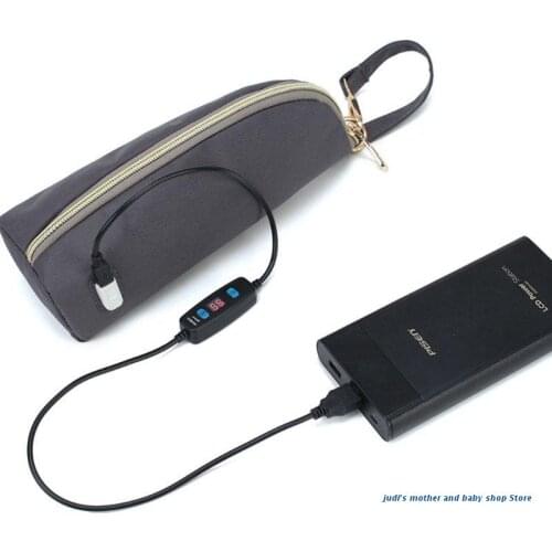 67JC Baby Infant Outdoor Bottle Warmer USB Portable Travel Stroller Bag Insulated Hot Water Milk Quickly Insulation Heater