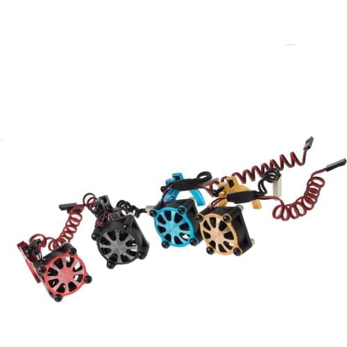 Durable 36MM Metal Motor Cooling Fan Adjustable Motor Radiator for TRX4 SCX10 RC Car 3650 3660 Motor Upgrade Parts