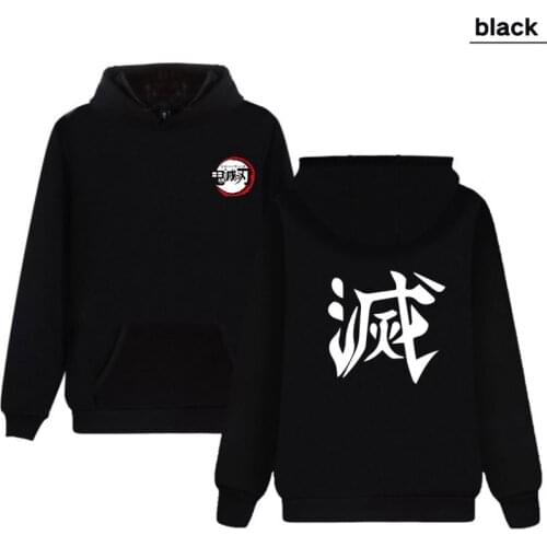 Anime Demon Slayer: Kimetsu No Yaiba Pullover Hoodie Back Design Anime Hoodies