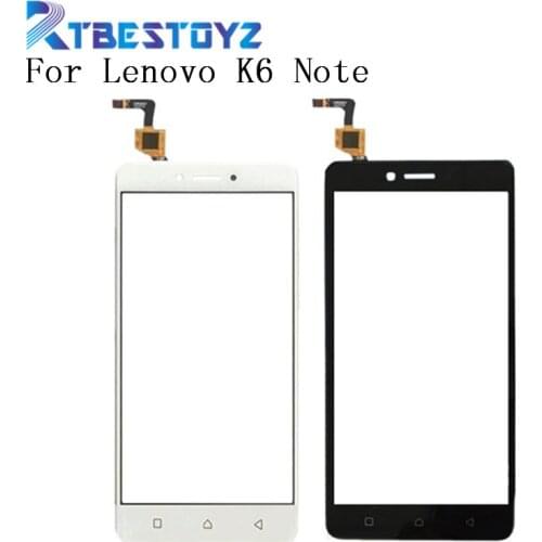 RTBESTOYZ Mobile Phone Touch Glass For Lenovo K6 Note Touch Screen Glass Digitizer Panel Touchscreen Front Glass Lens Sensor