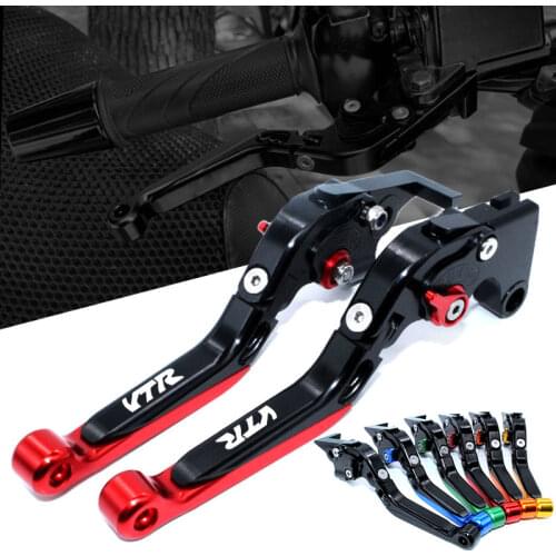 For HONDA VTR1000F FIRESTORM 1998-2005 VTR 1000F Motorcycle Accessories Folding Extendable Brake Clutch Levers