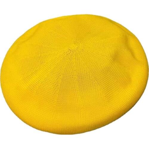 Temperament Western Trend hats for women British Thin Beret Spring Summer Hollow Breathable Painter Cap Female Hat