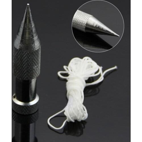 1set Bricklayers Straight Silverline Plumb Bob + 15FT Line Hand DIY Tools Silver New