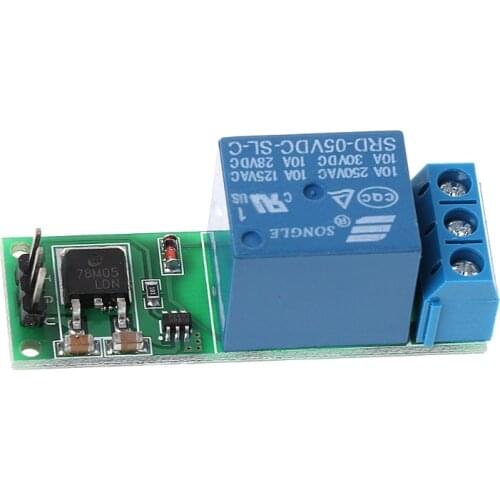 1Pc 6-24V Flip-Flop Latch Relay Bistable Self-locking Low Pulse Trigger Module