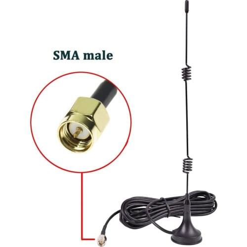 1Pcs Wifi WLAN 5 X Range Booster SMA 2.4GHz 7DBI Wireless Antenna Extender + Base Omni-Directional Antenna