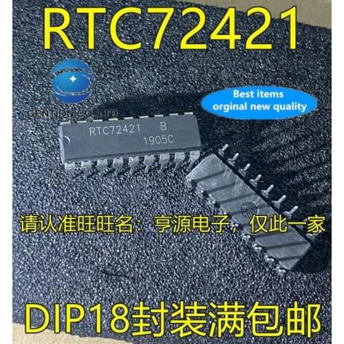 10PCS Double row RTC72421 RTC72421B DIP18 feet in stock 100% new and original
