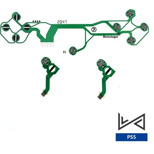 5 Pcs/Lot Conductive Film For PS5 Controller Flex Cable For Ps5 Gamepad Ribbon Cable Analog Joystick Button Cable