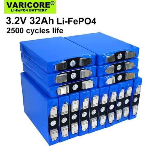 VariCore 3.2V 32Ah battery pack LiFePO4 phosphate Large capacity 32000mAh Motorcycle Car motor batteries modification Nickel