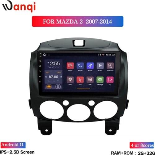 2G+32G 9" Android 8.1 GO Car Radio Player for MAZDA 2/Jinxiang/DE/Third generation 2007-2014 Radio GPS Navigation WiFi BT NO DVD