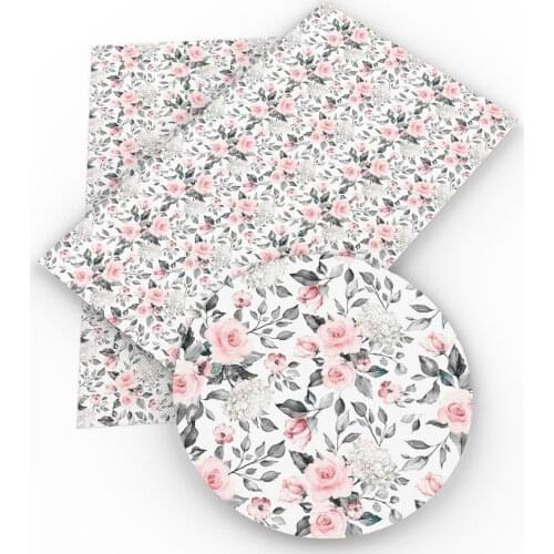 Big Size 30*140cm Flower Feather Synthetic Leather For Hair Bow Bow-knot Bags DIY Projects,1Yc4614