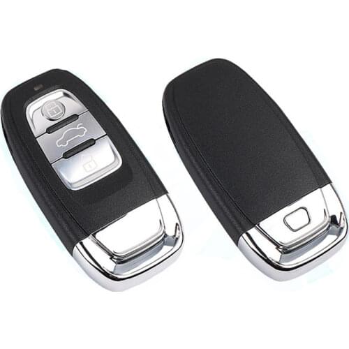 5PCS/lot For Audi A4L A6L Q5 Q7 A5 S4 S5 TT Replacement Smart Remote Key Shell Case 3 Button Fob Key Cover