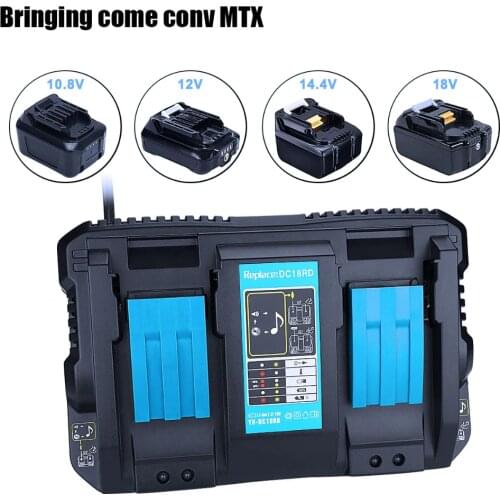 EU Plug 4A USB Interface Power Current Display Multi-function Screen Charger Makita 14.4V/18V Lithium Battery Charger Free shipp