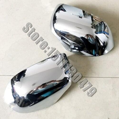 For Nissan march 2010-2015 ABS Chrome Rearview mirror cover Trim/Rearview mirror Decoration car-styling