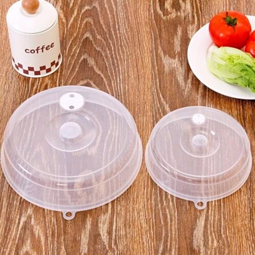 New Style Anti-Splatter Plate Cover Lid for Microwave with Steam Vent Bowl Food Protection Plastic Fresh-Keeping Lids Cover