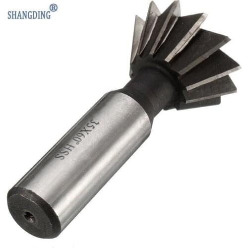 Best Price 25/30/32/35/40/45/50/60mm 55 Degree Premium HSS Dovetail Cutter End Mill Milling High Speed Steel 10-35mm Hot Sale