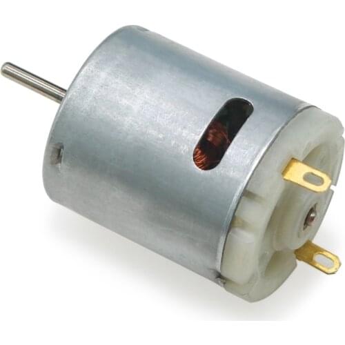 Mini RS-365 DC 12V~24V 18V 19500RPM Micro High Speed Carbon Brush 365 DC Motor DIY Toy Model Heat Gun