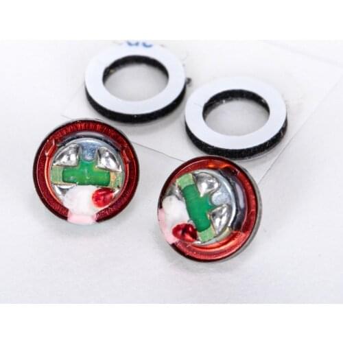 2pcs 16 Ohm In Ear 7.8mm Speaker Unit for IE800 DIY Smooth Bass Earphone HiFi Vocal Earphones Drivers Speaker 93dB