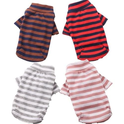 New spring girl dog shirts cat clothes cotton comfortable pet dog clothes cat shirts for cats