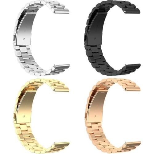 20mm Adjustable Watch Band Wrist Strap for Samsung Galaxy Watch Active 2 40/44mm Black Gold Rose and Gold Silver