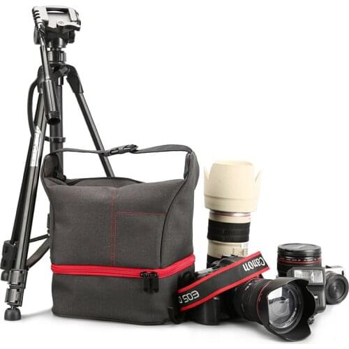 High Quality DSLR Camera Bag For Canon 1300D Nikon D5300 D850 Sony A7 II III Digital Lens Pouch Photo Bag Protective Case