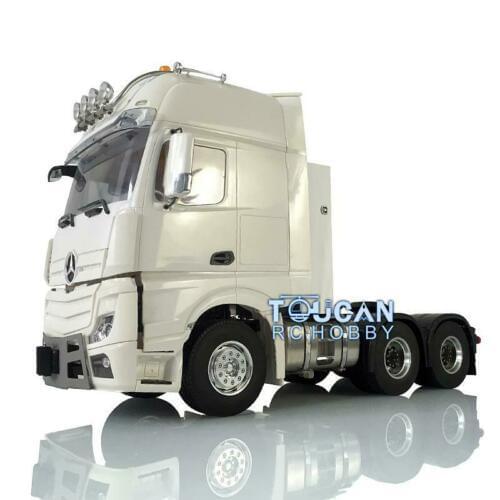 Tractor 1/14 Truck LESU RC 6*6 Metal Chassis Equipment Rack Hercul Arco Cab THZH0787-SMT5