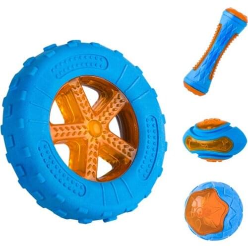 Training Dog Supplies Pet Ball Throwing Flying Disc Interactive Toy For Small Medium Large Dog Water Floating Bite-resistant