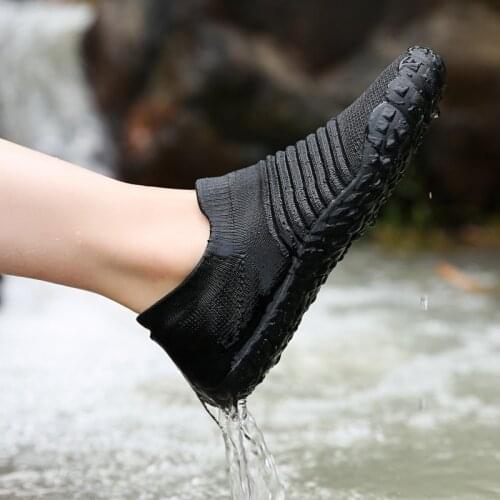 Summer Quick-Drying Aqua Shoes Women Black Five Fingers Shoes Non-slip Water Shoes Outdoor Swimming Surfing Beach Shoes Big Size