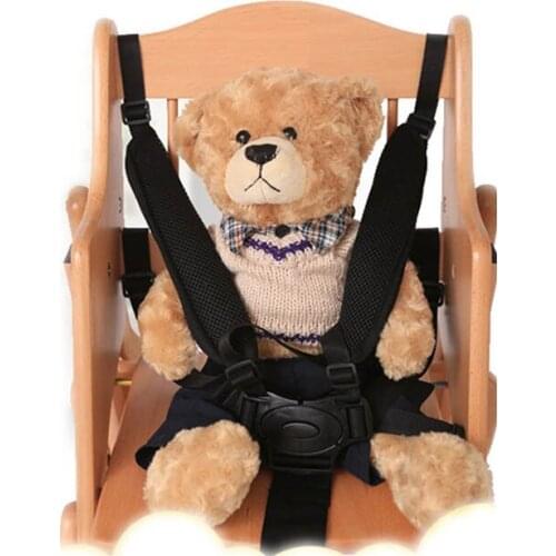 Universal Baby Five-point Safe Belt Seat Belts For Stroller High Chair Pram Buggy Children Kid Pushchair 360 Rotating Hook