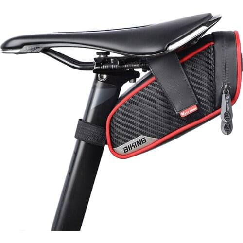 Waterproof Bike Seat Bag Cycling Accessories MTB Bike Bicycle Saddle Bag Reflective Pannier Rear Bike Seatpost Bags