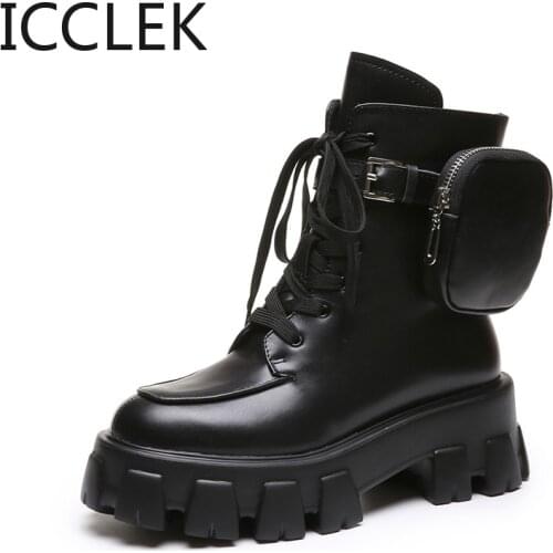 Women Boots 2020 New Leather Velvet Warm Womens Boots Trend Storage Small Objects Space Package Sexy Womens Boots Ankle A087