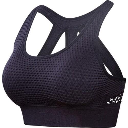 Back Cross Wide Straps Women Sports Bra Solid Color Fitness Yoga Crop Shirts Breathable Running Tights Workout Female Yoga Tops