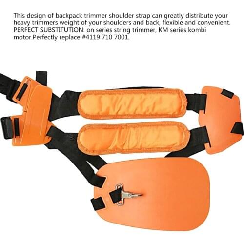066E Brush Cutter Shoulder Harness Double ShoulderTrimmer Double Shoulder Strap Harness String Trimmer Full Harness Strap