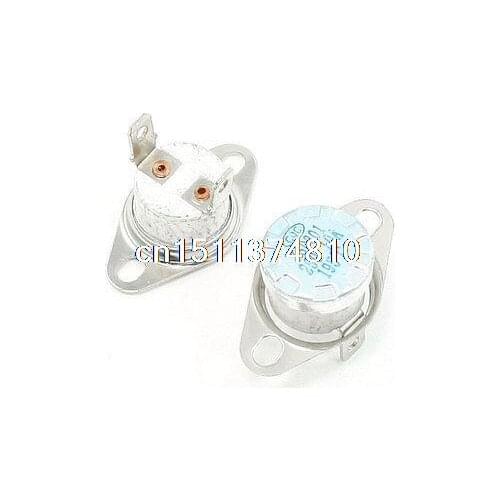 2Pcs 195C N/C KSD301 2 Pin Terminal Temperature Controller Thermostat AC250V 10A