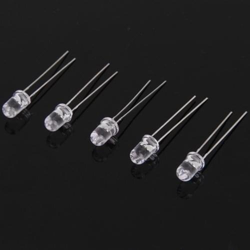 2015 Hot 100PCs Emitting Diodes 5mm Red Green Blue Yellow White LED Light Bulb Lamp