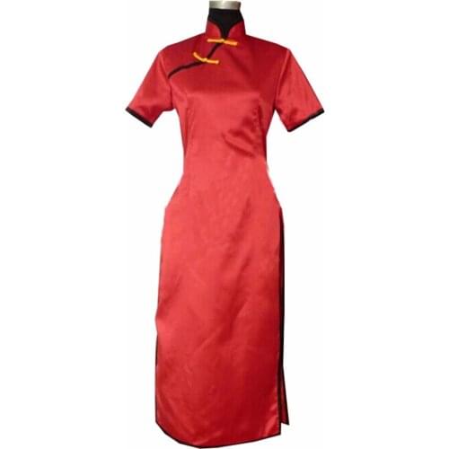 2018 Saber Cosplay Nero Red Cheongsam Costume China Style Anime Fate Extella Saber Cosplay Fate EXTRA Nero Costume Women