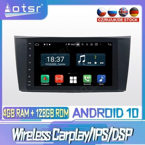 Android 10 PX6 128G For BENZ E-Class W211 W463 2001 DVD GPS Navigation Auto Radio Stereo Video Multimedia Player HeadUnit 2din