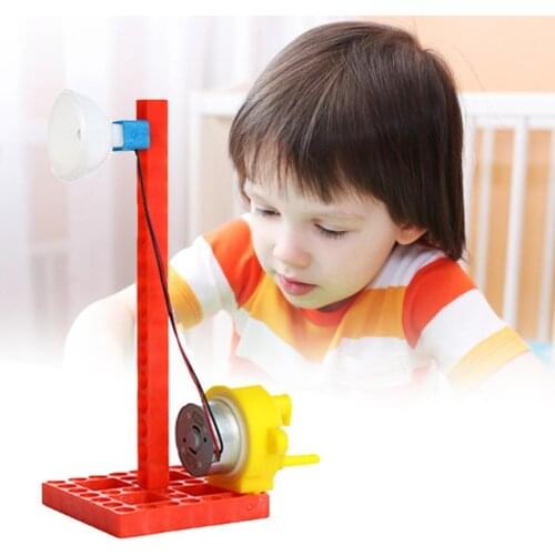 Harmless Manual Generator Toy Homemade Educational Problem Solving Plastic Self-assembling Toy Making Materials Kit for Children