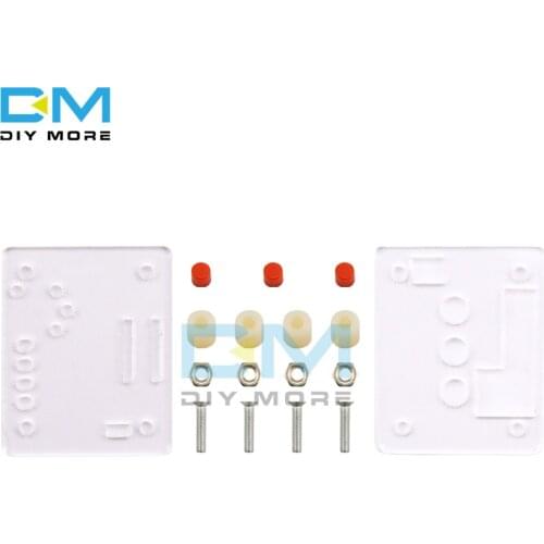 Digital Thermostat Acrylic Shell with Button for W1209 Digital LED DC 12V Temperature Control Switch Module Controller Board