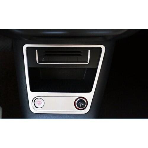 For Volkswagen for vw Tiguan 2010-2015 center control panel trim sticker Storage box cover trim