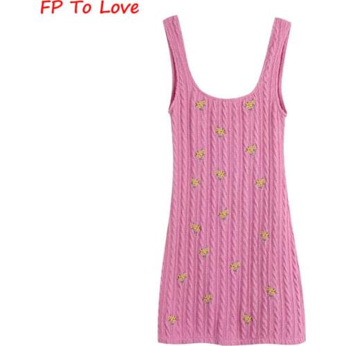 FP TO LOVE Fashionable Knitted Dresses