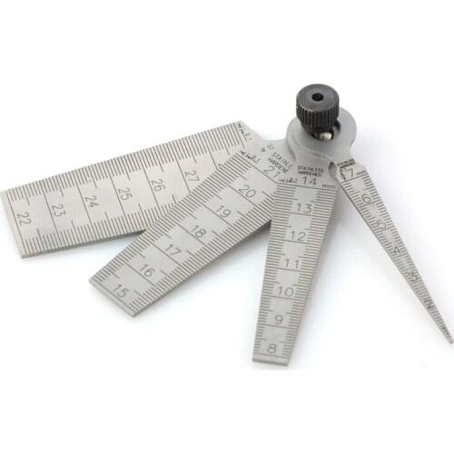 Hot YO-0mm-29mm Hole Measuring Taper Gauge Ruler Depth Inspecting Tool