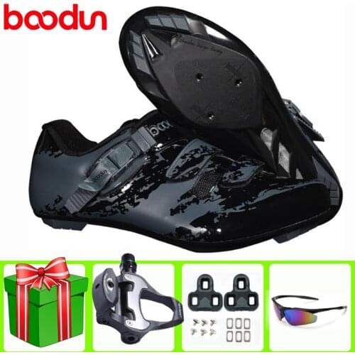 BOODUN Road Cycling Shoes Professional Breathable Bicycle Men Sneakers Women Racing Self-Locking Professional Racing Bicicleta